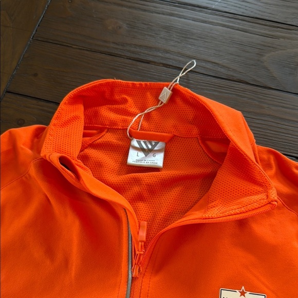 Levelwear Houston Open Women's Orange Half-Zip Pullover Large Golf - Picture 7 of 9